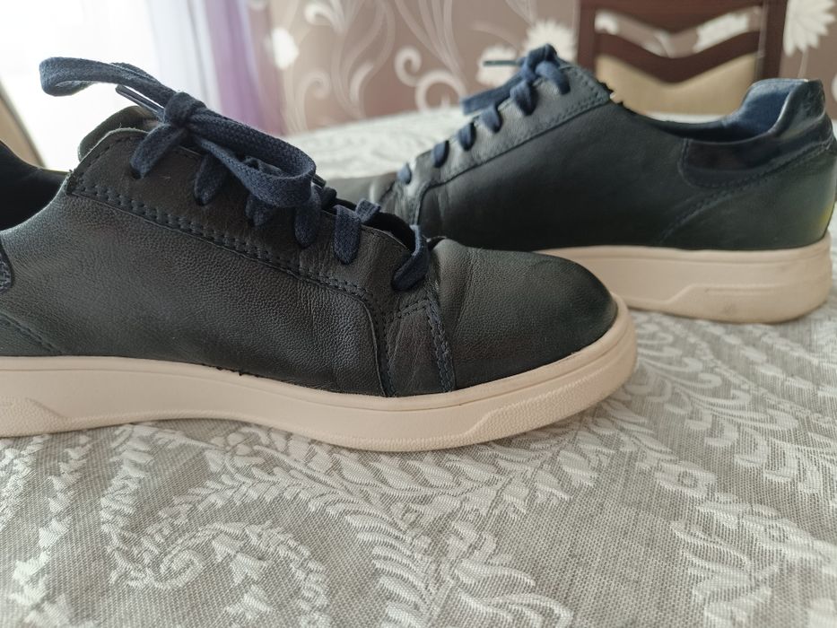 Buty Lasocki skórzane, granatowe, adidasy, sneakersy, stan bdb