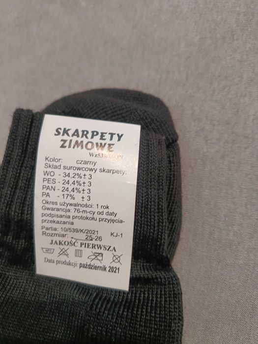 Skarpety wojskowe 2x letnie , 1x zimowe