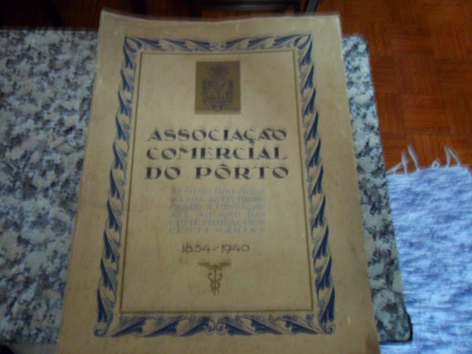 livro antigo Associação Comerciantes do Porto