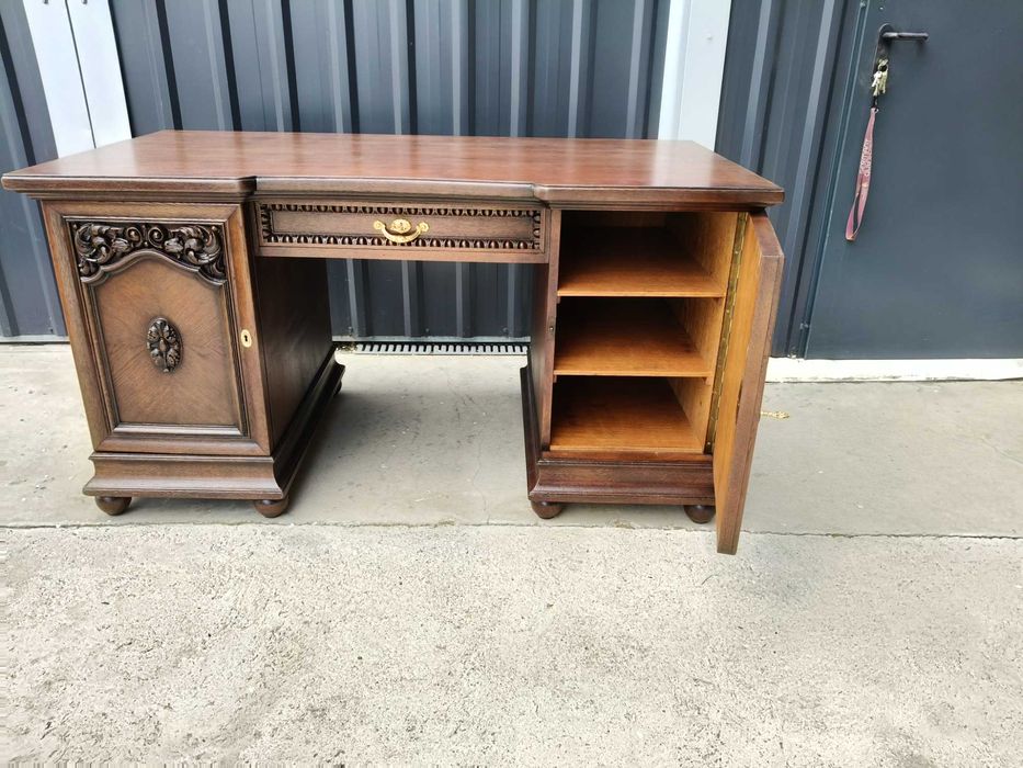 Biurko antyczne gabinetowe po renowacji