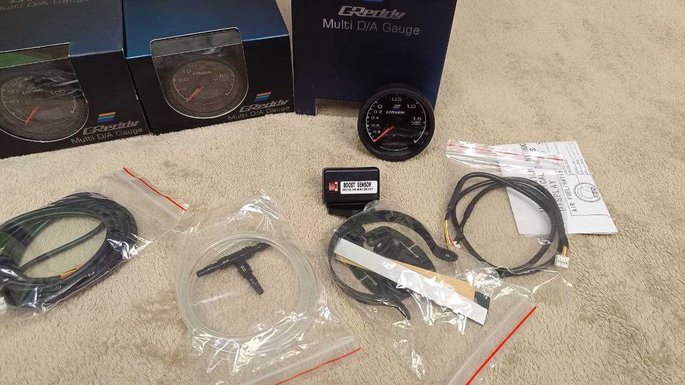 Датчики тиску масла температури обертів турбіни Greddy multi D/A 60mm