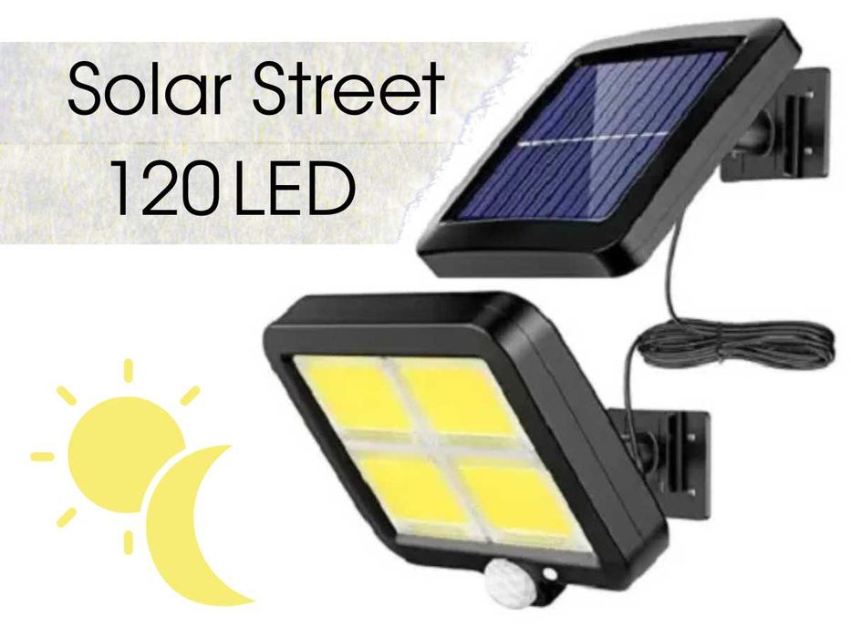 Прожектор вуличний на сонячній батареї solar street BK128-4COB