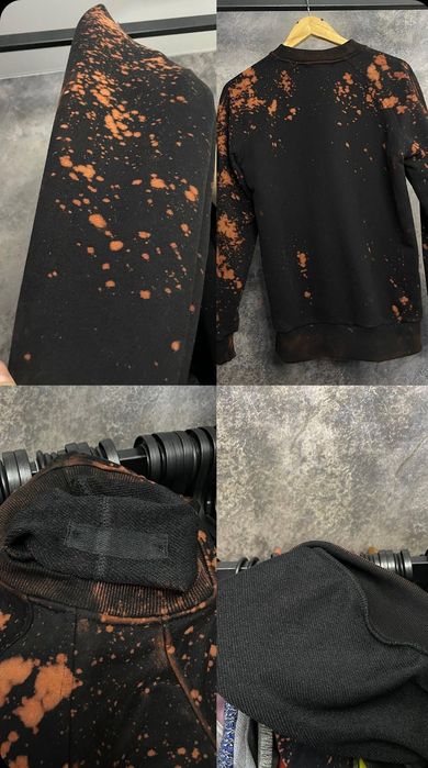OFF DYE OVD cotton sweatshirts SI