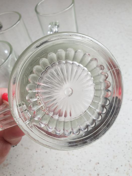 Kufel szklany 4 szt + 1 kufel do piwa Burgerbrau