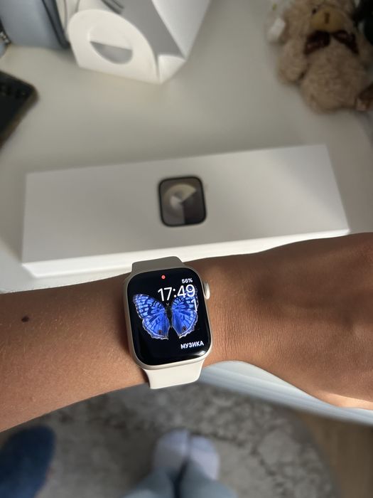 Apple Watch Series 9 41mm GPS Starlight | батарея 100%