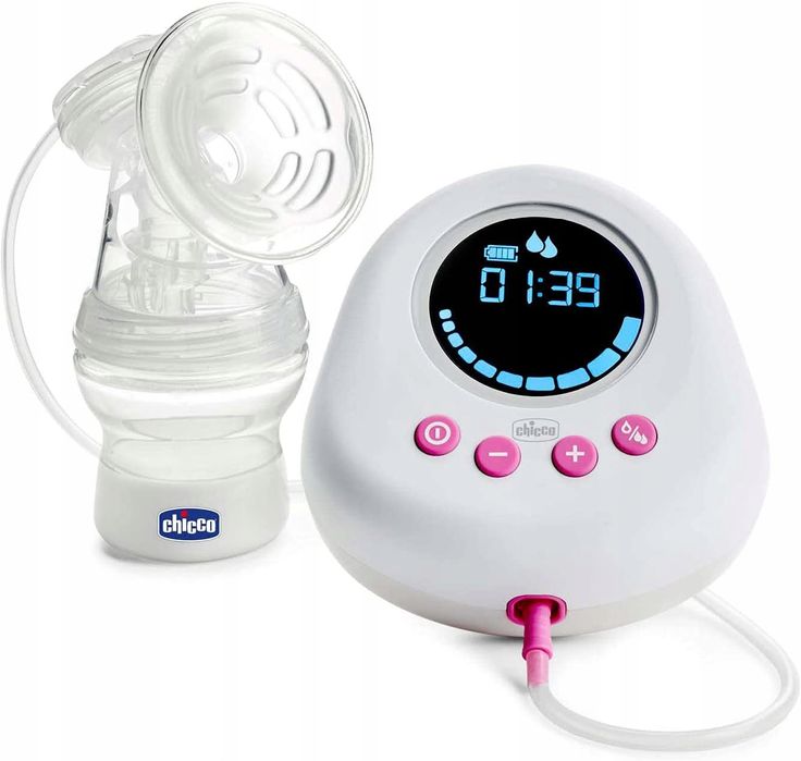 Laktator Elektryczny Chicco 150 Ml|Wyświetlacz Lcd|2 Fazowy