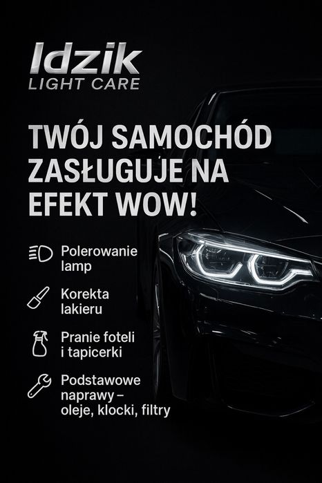 Usługi Lakierniczo Mechaniczne oraz Sprzątanie/Pranie Wnętrza