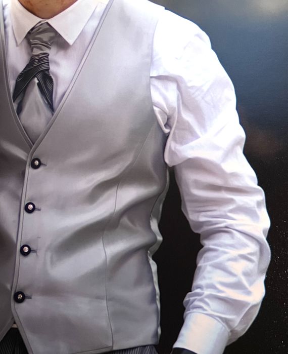 Vestido Original PRONOVIAS sereia + Fato completo de noivo + véu renda