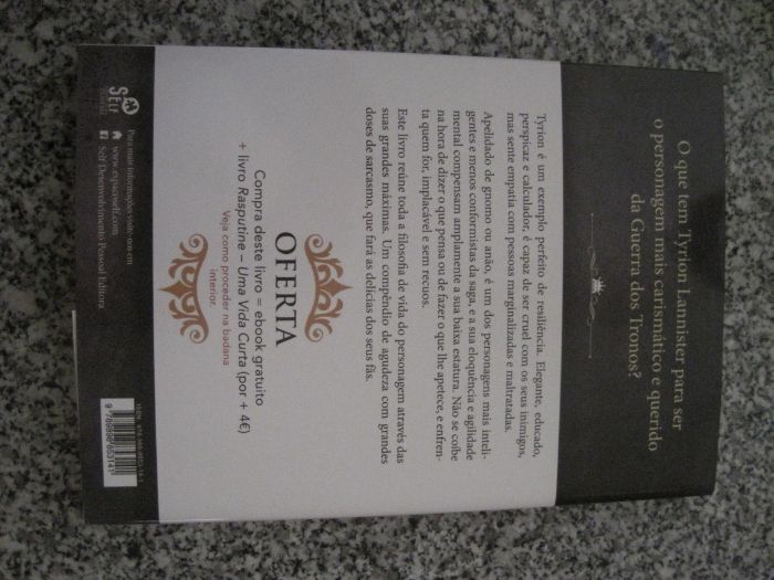 O Guia para a Vida por Tyrion Lannister (Novo)