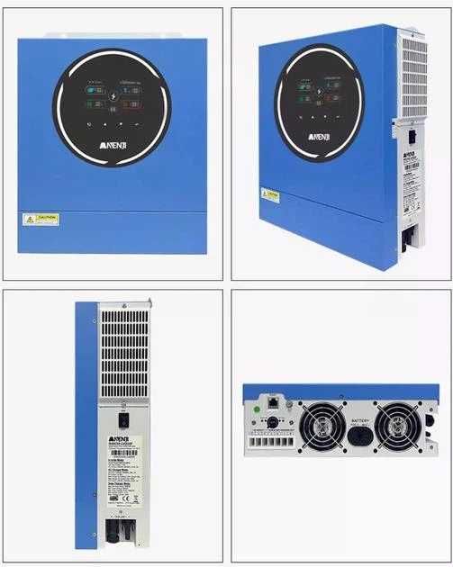 Гібридний інвертор Anenji 5000 Вт 5 кВт 48V Wi-Fi