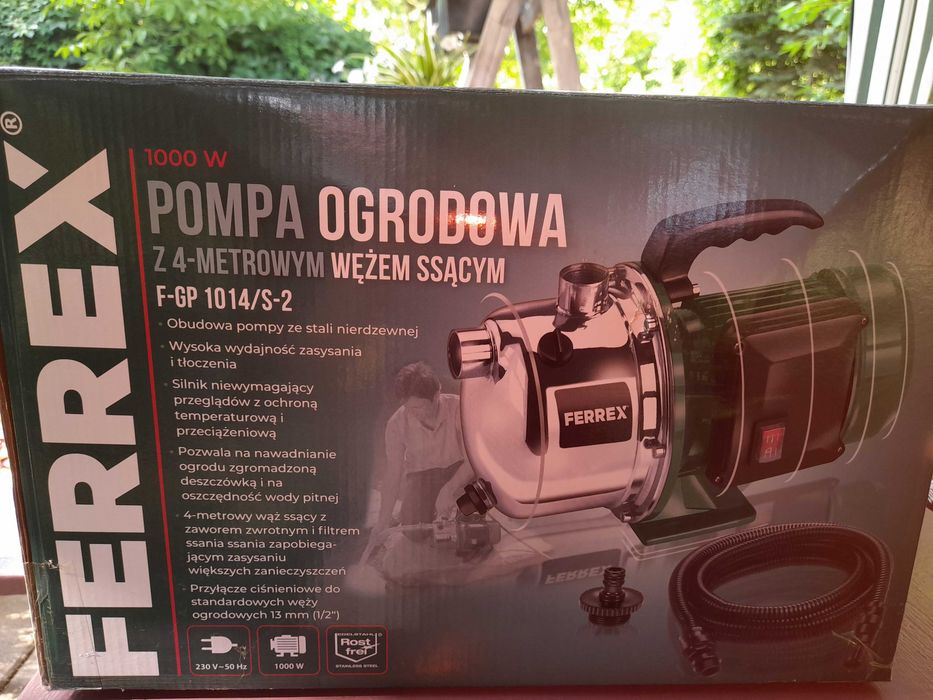 Pompa Ferrex 1000 W F-GP 1014/S-2 ogrodowa