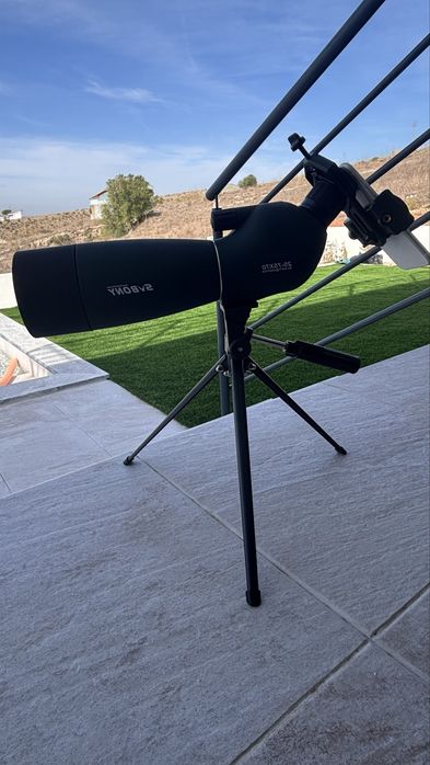 Telescópio terrestre Svbony SV28 com zoom de 25-75x