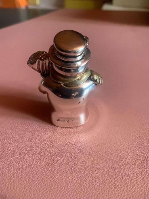 Boneco de neve decorativo em metal laminado