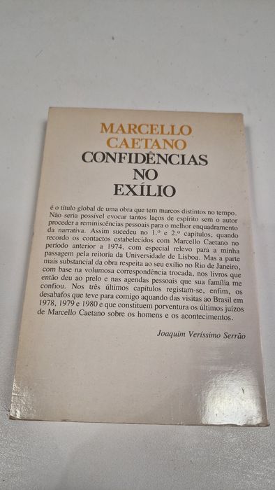 Livro Marcelo Caetano, Confidências no Exilio
