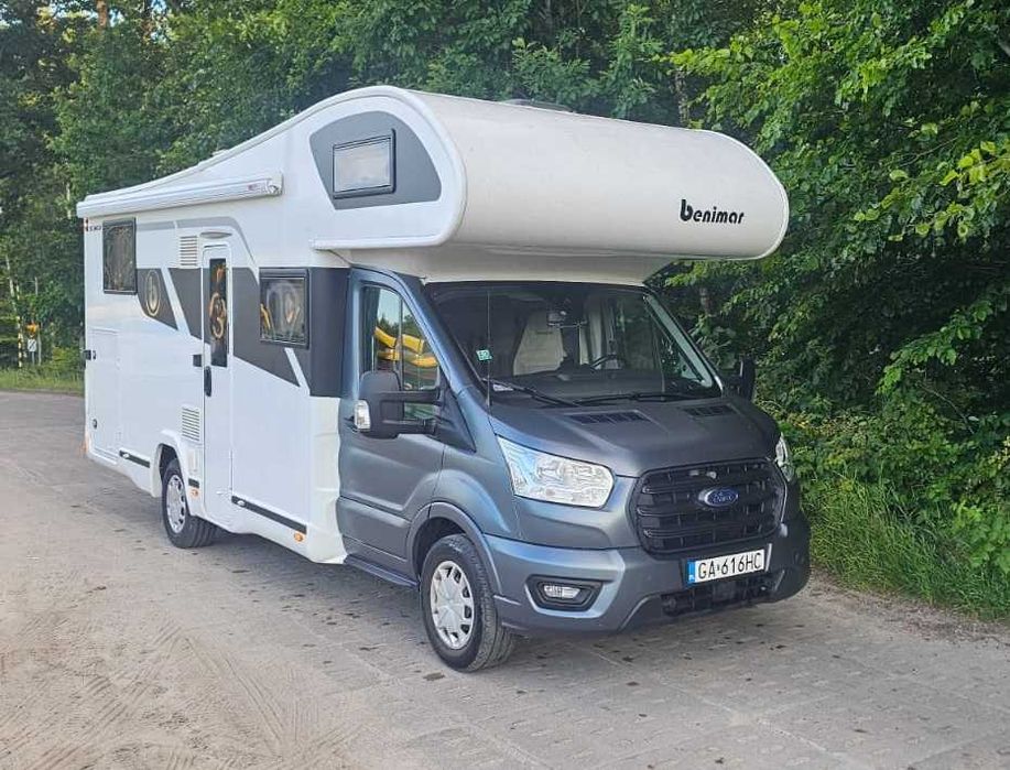 KAMPER Benimar Sport 363 Ford Transit 170 KM | 1 właściciel | wersja zimowa | 5 osób | Alkowa | FV 23%| Bogato wyposażony