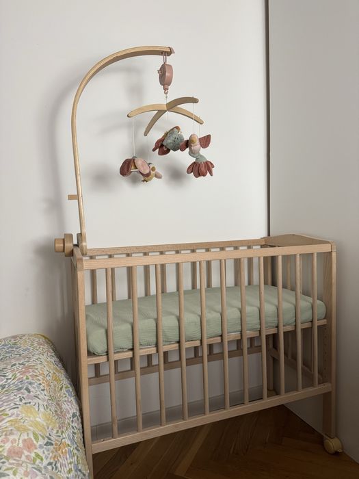 Łózeczko niemowlęce dostawka  Waldin 2w1