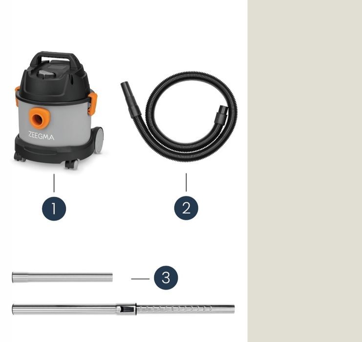 Odkurzacz przemysłowy piorący na sucho i mokro MOCNY
