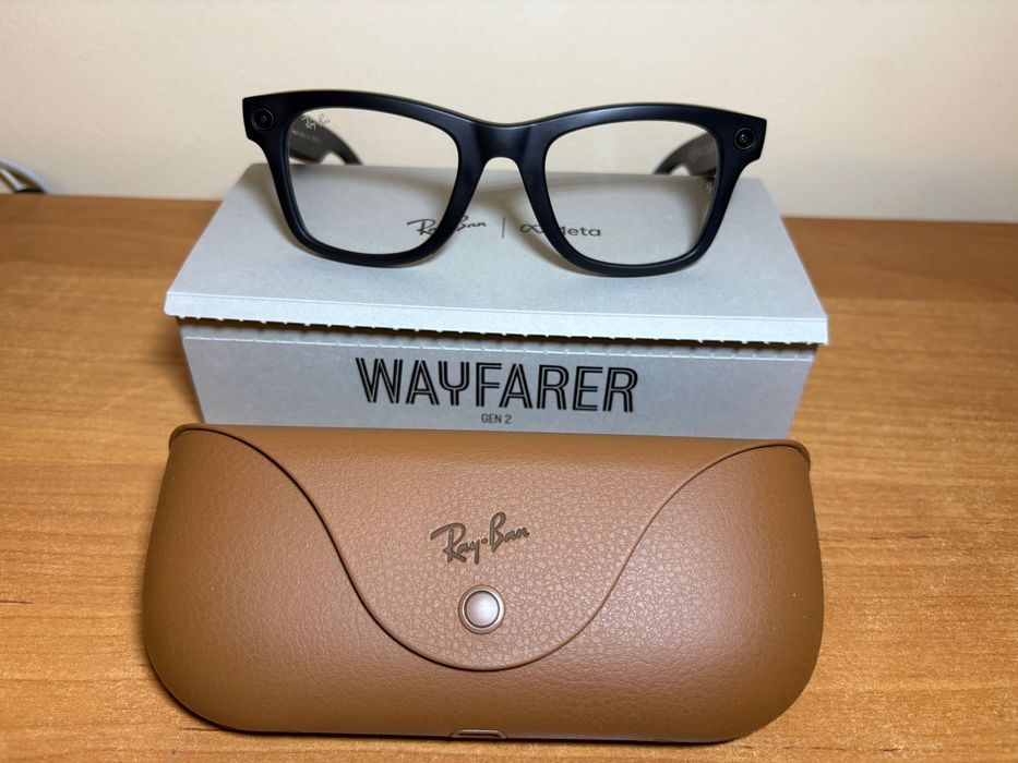 Gen 2 Ray-Ban Meta RW4012 Wayfarer fotochromowe szare