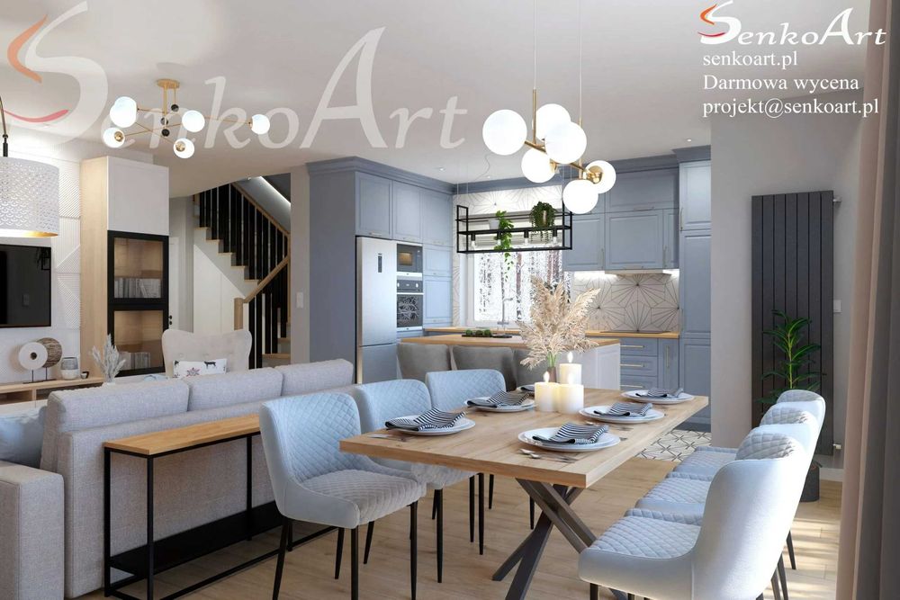 Projektowanie Wnętrz - OFERUJEMY ATRAKCYJNE CENY - 100zł/m2! Zdalnie