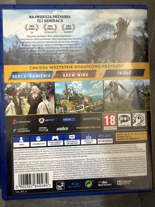 Гра Відьмак на ps4, з перекладом