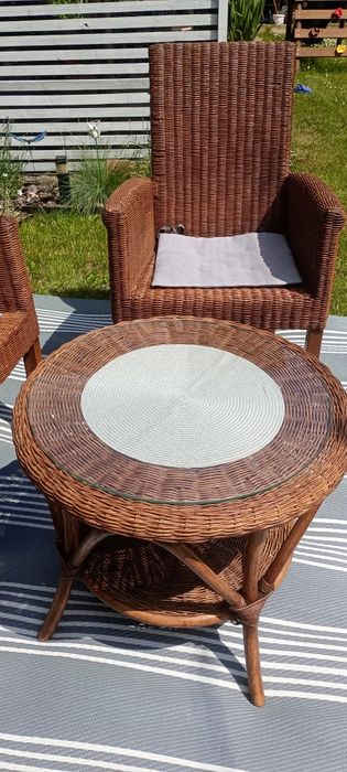 Meble do ogrodu wiklina