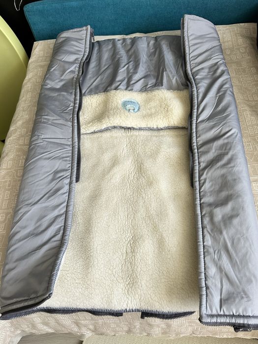 Дитячий зимовий конверт/ковдра на овчині