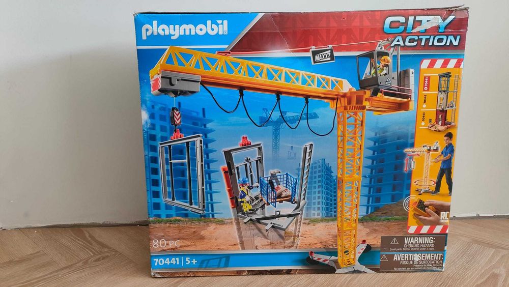 Playmobil dźwig budowlany 70441