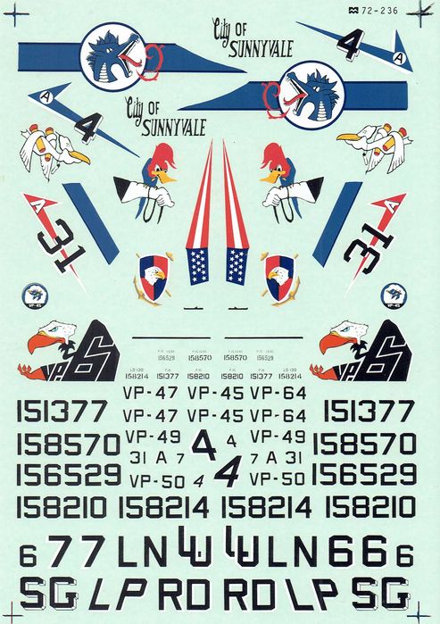 Kalki MICROSCALE Lockheed P-3 1:72