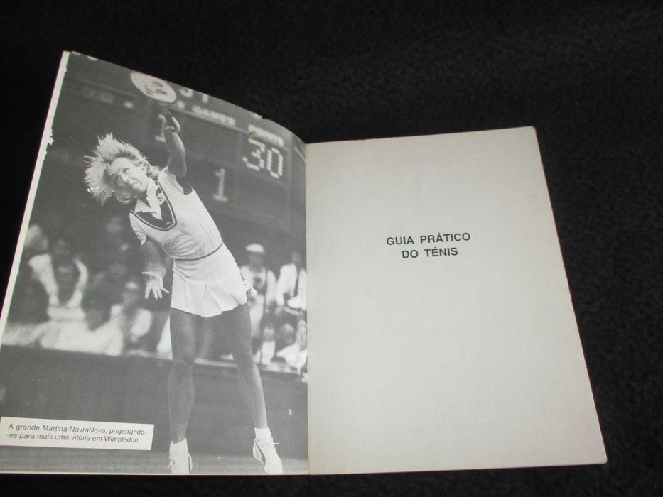 Livro Guia Prático do Ténis Simon Lee 1ª edição 1990