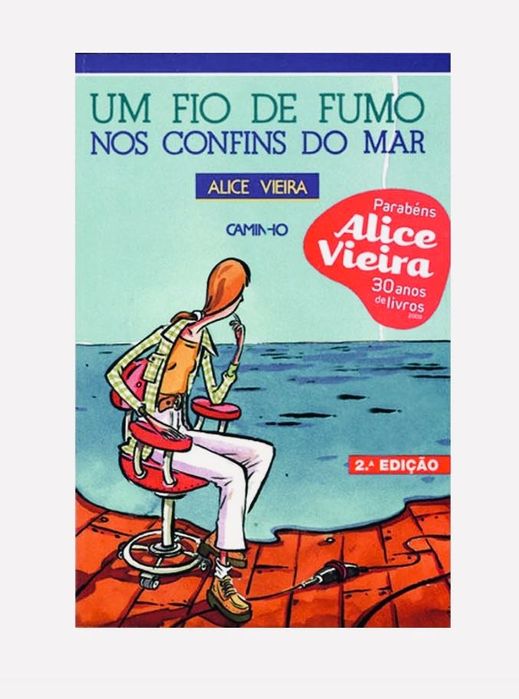 Livro infantil - Um fio de fumo nos confins do mar - Alice viera