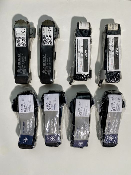 Турнікети TMT, SAM-XT, Code Red, Aronia, Ампульниця