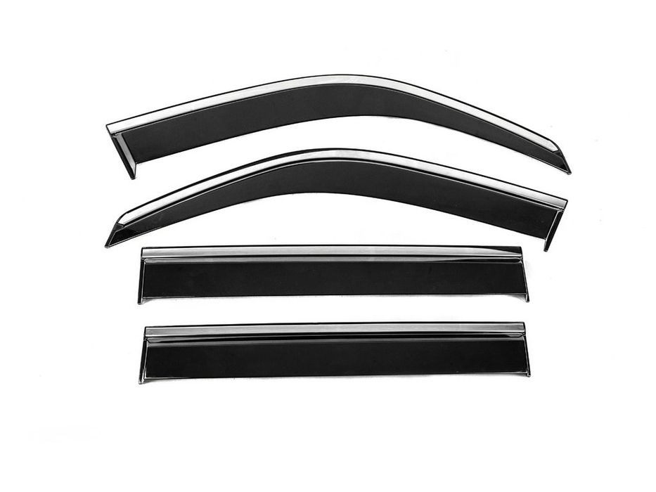 Toyota Land Cruiser 100 Вітровики з хромом Niken Luxury (4 шт)