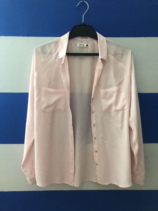 Jasno różowa koszula SinSay