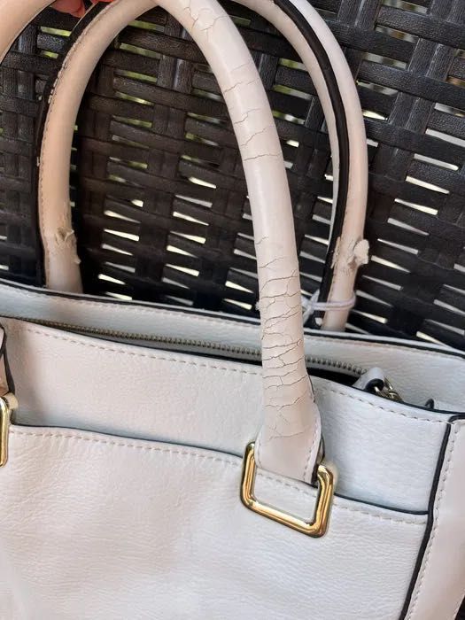 Marella biała torebka a’la skórzana basic MaxMara do ręki stylowa