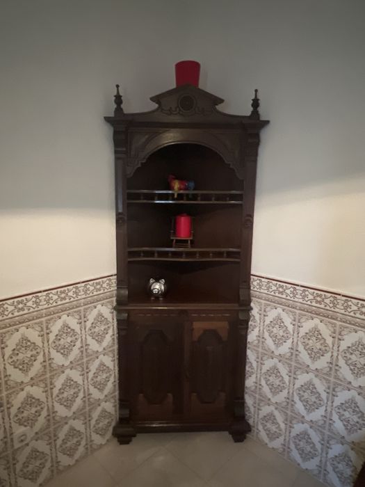 Movel canto mogno vintage