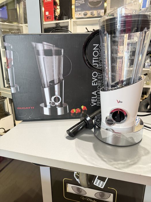 Blender kielochowy Bugatti Vela biały jak nowy