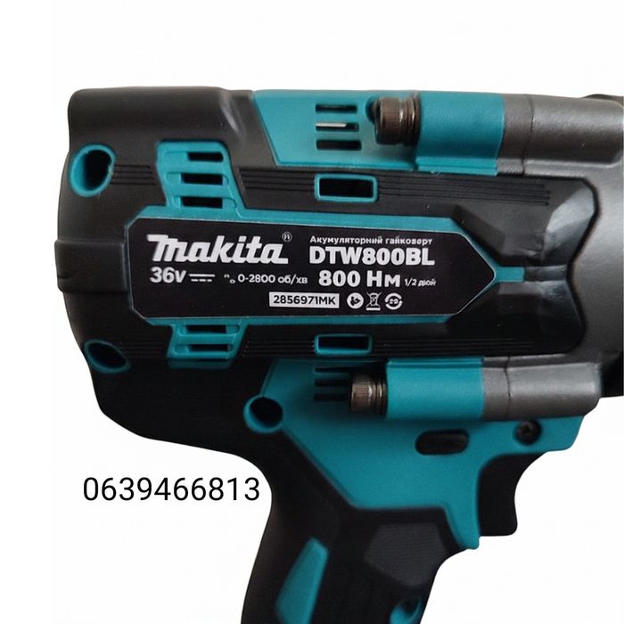 Акумуляторний гайковерт Makita 800Nm Гайковерт акумуляторний Макіта