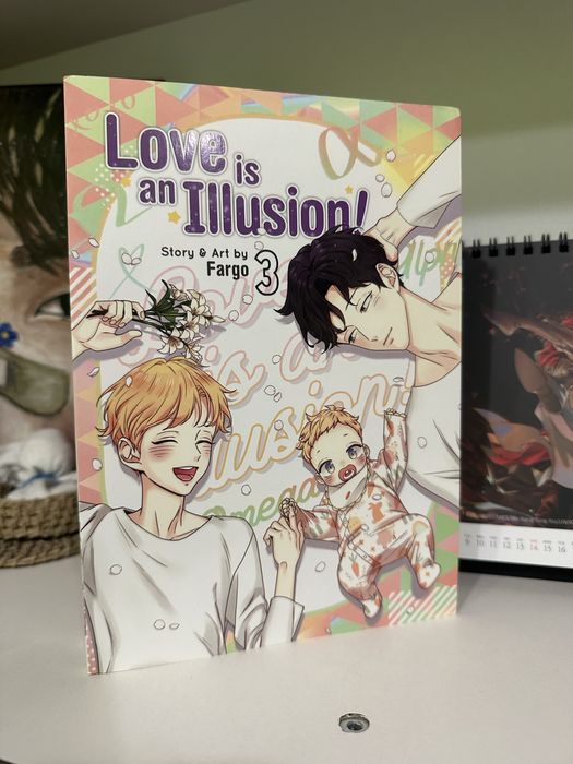 Яой манхва оригінальна англійською «Love is an Illusion!» 3 том