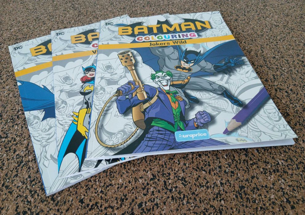 3 Batman Colouring Books