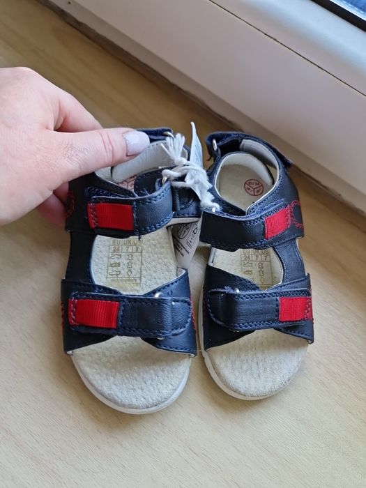 Sandały chłopięce 24 wkładka 15,8 cm