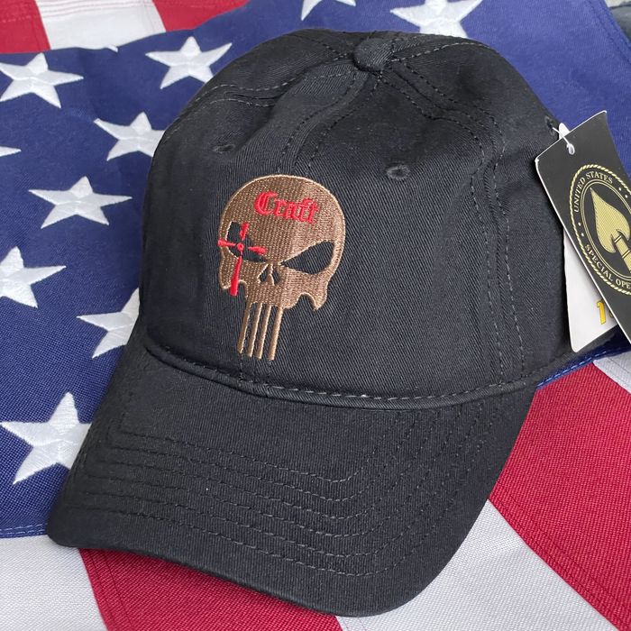 Czapka z daszkiem punisher army taktyczna wojskowa