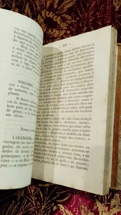 Novíssimo Manual D´Agricultura 1855 J. M. da Silva Vieira