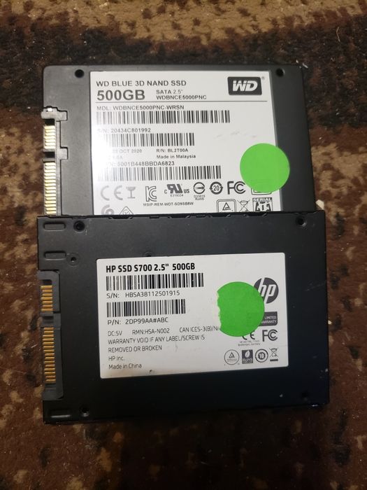 Накопитeли SSD M2 2230/2242/2280 NVMe SATA3 mSATA 128GB/256GB/512GB