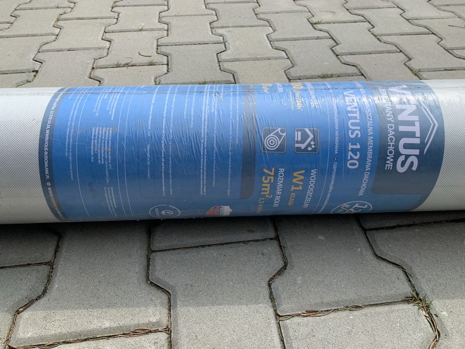Sprzedam rolkę membrany dachowej ventus 120