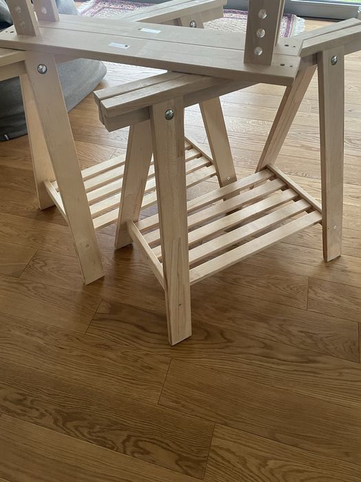 Kozioł/ nogi do biurka/ brzoza/Ikea