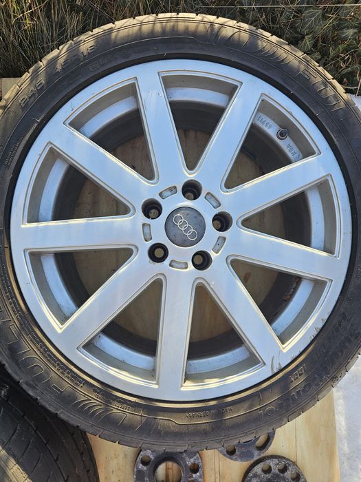 Alufelgi r18 5x112 z oponami i dystanse 15mm