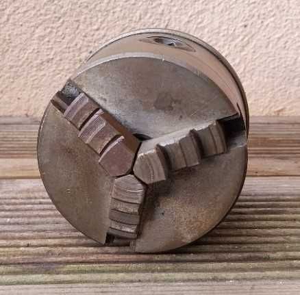 Pinça de torno com 80mm e 3 garras