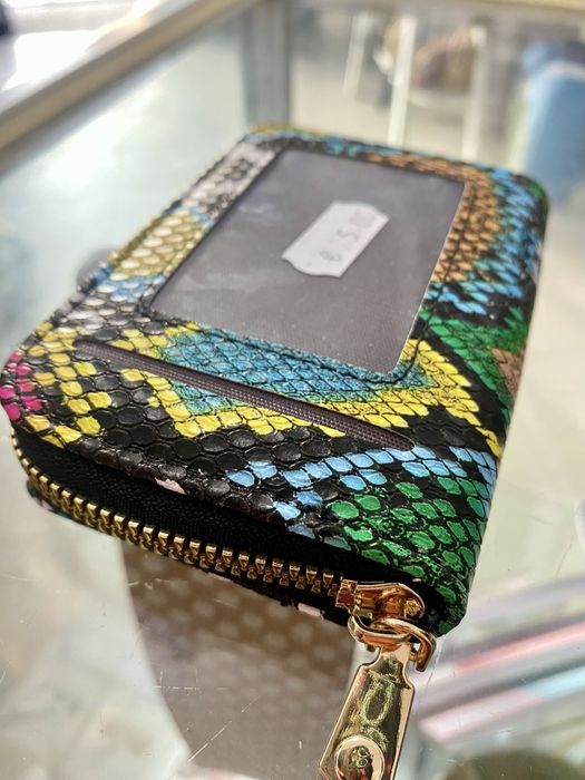 Carteira porta-cartões colorida