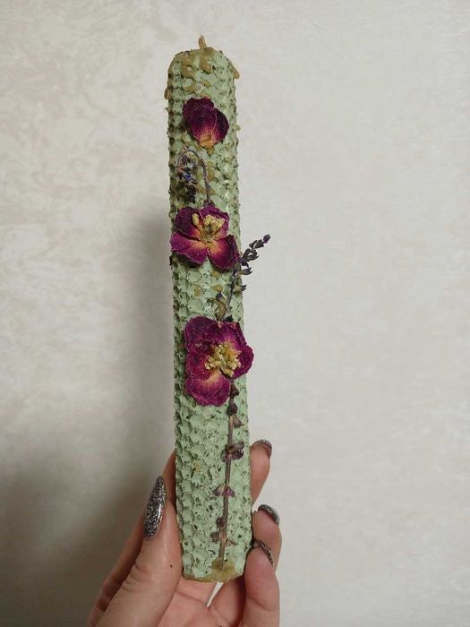 СВІЧКИ із заговором  та травами