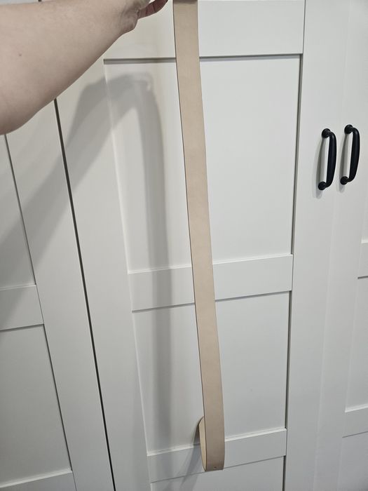 Beżowy pasek damski rozmiar S/M